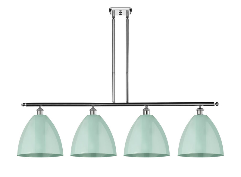Innovations 516-4I-PC-MBD-12-SF Four Light Island Pendant, Polished Chrome