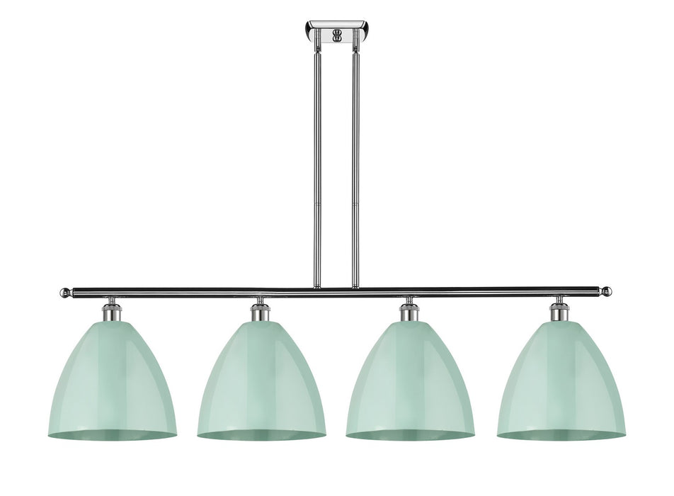 Innovations 516-4I-PC-MBD-12-SF Four Light Island Pendant, Polished Chrome