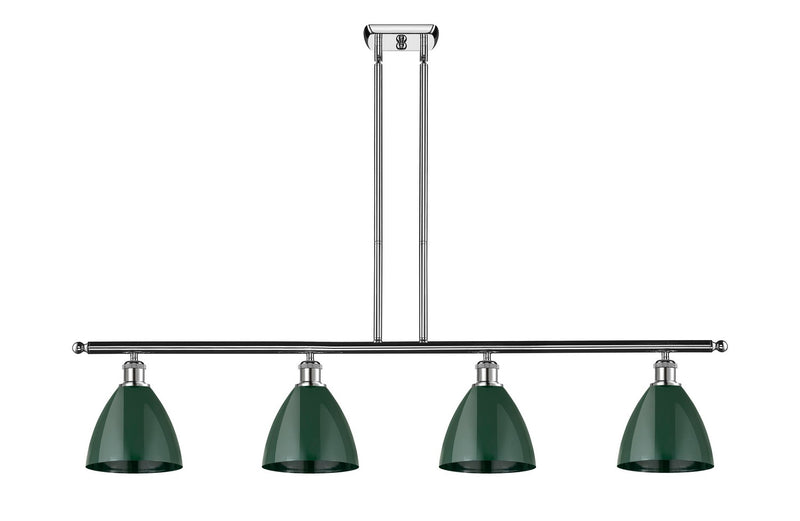 Innovations 516-4I-PC-MBD-75-GR Four Light Island Pendant, Polished Chrome