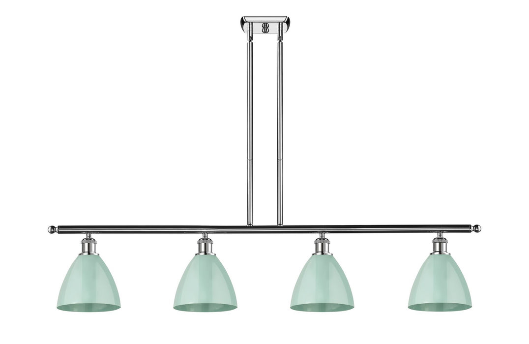 Innovations 516-4I-PC-MBD-75-SF Four Light Island Pendant, Polished Chrome