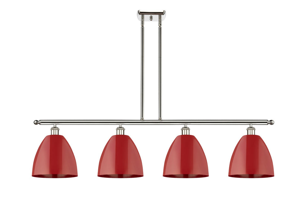 Innovations 516-4I-PN-MBD-9-RD Four Light Island Pendant, Polished Nickel