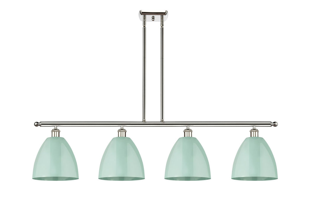 Innovations 516-4I-PN-MBD-9-SF Four Light Island Pendant, Polished Nickel