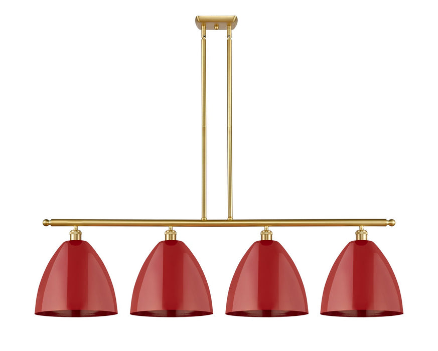 Innovations 516-4I-SG-MBD-12-RD Four Light Island Pendant, Satin Gold