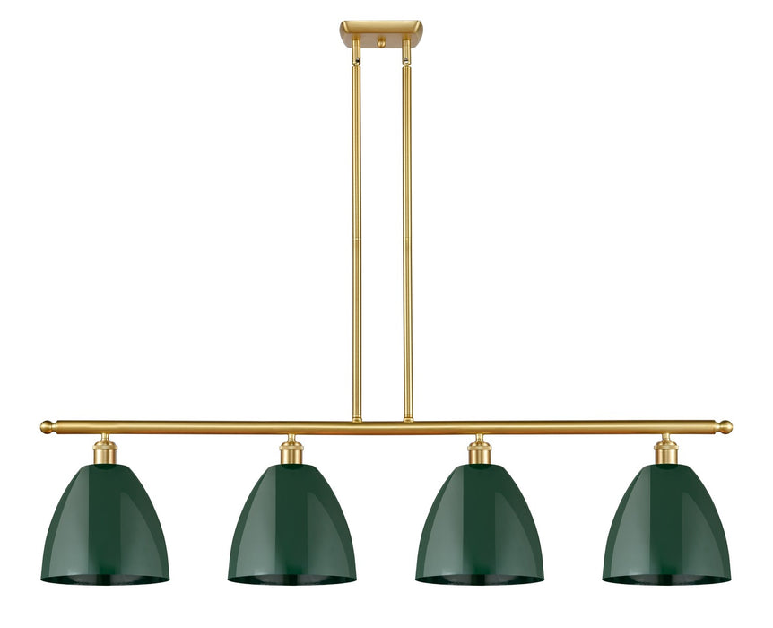 Innovations 516-4I-SG-MBD-9-GR Four Light Island Pendant, Satin Gold