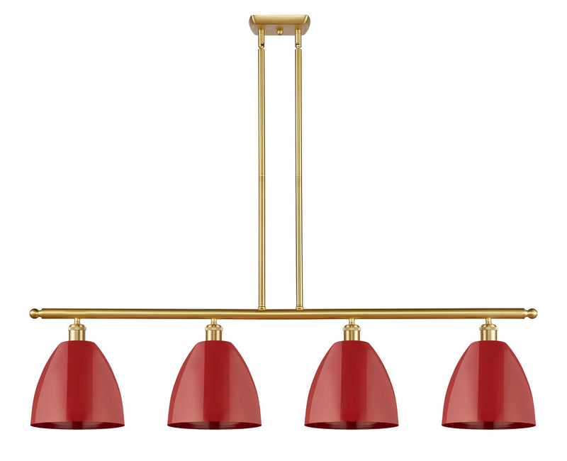 Innovations 516-4I-SG-MBD-9-RD Four Light Island Pendant, Satin Gold