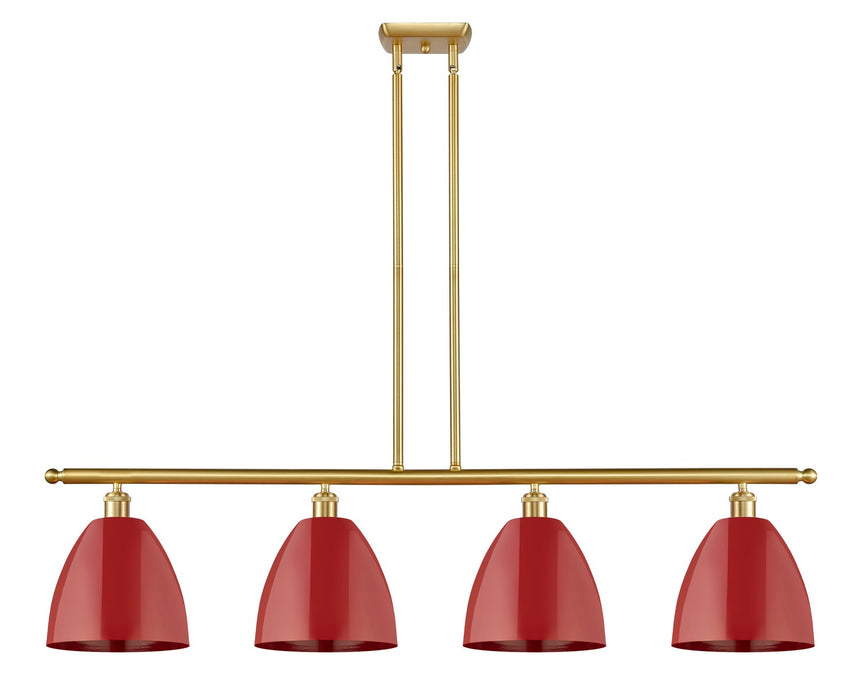 Innovations 516-4I-SG-MBD-9-RD Four Light Island Pendant, Satin Gold