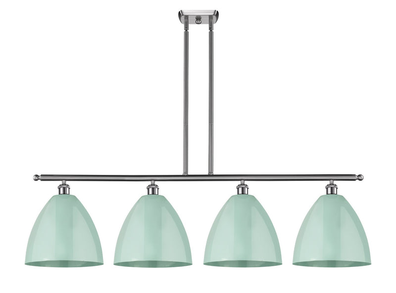 Innovations 516-4I-SN-MBD-12-SF Four Light Island Pendant, Brushed Satin Nickel