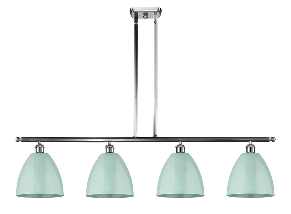 Innovations 516-4I-SN-MBD-9-SF Four Light Island Pendant, Brushed Satin Nickel
