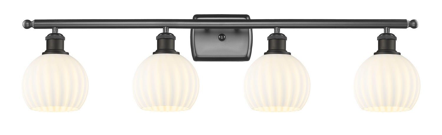 Innovations 516-4W-OB-G1217-6WV LED Bath Vanity, Oil Rubbed Bronze