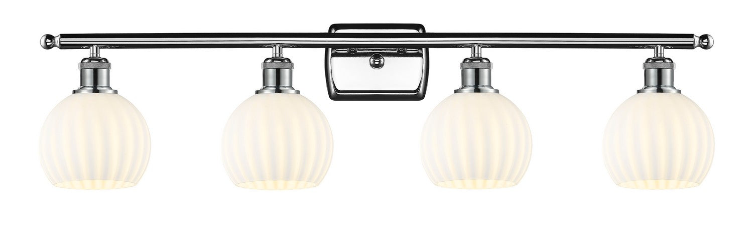 Innovations 516-4W-PC-G1217-6WV LED Bath Vanity, Polished Chrome