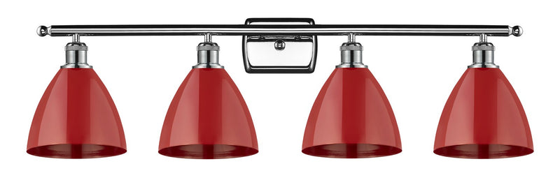 Innovations 516-4W-PC-MBD-75-RD Four Light Bath Vanity, Polished Chrome