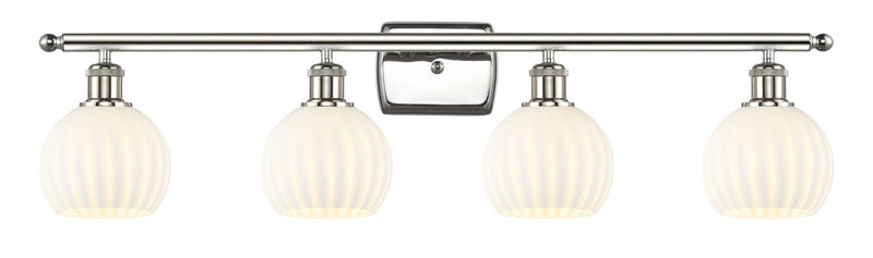 Innovations 516-4W-PN-G1217-6WV LED Bath Vanity, Polished Nickel