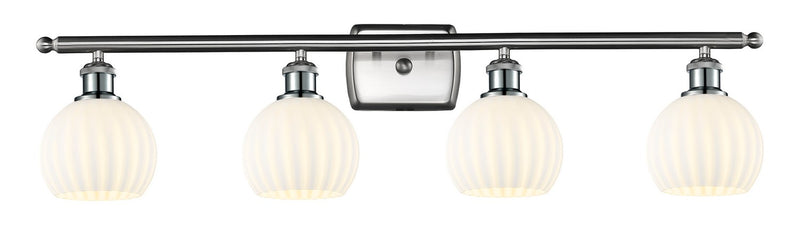 Innovations 516-4W-SN-G1217-6WV LED Bath Vanity, Brushed Satin Nickel