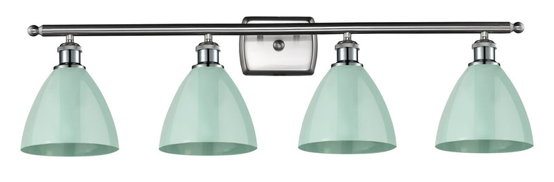 Innovations 516-4W-SN-MBD-75-SF Four Light Bath Vanity, Brushed Satin Nickel