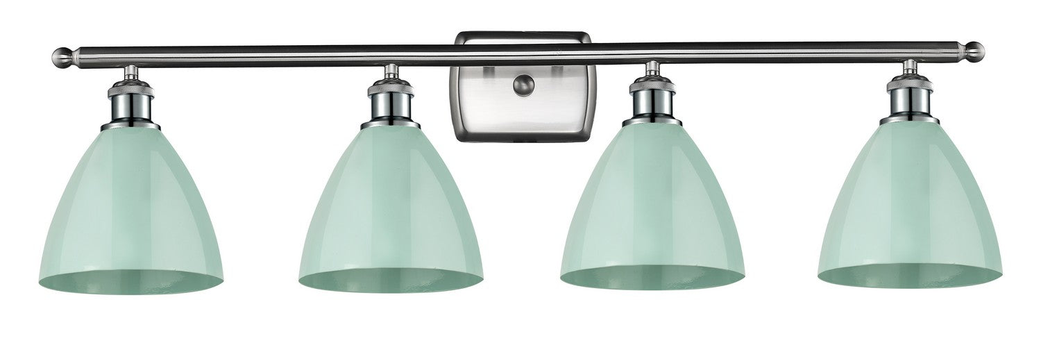 Innovations 516-4W-SN-MBD-75-SF Four Light Bath Vanity, Brushed Satin Nickel