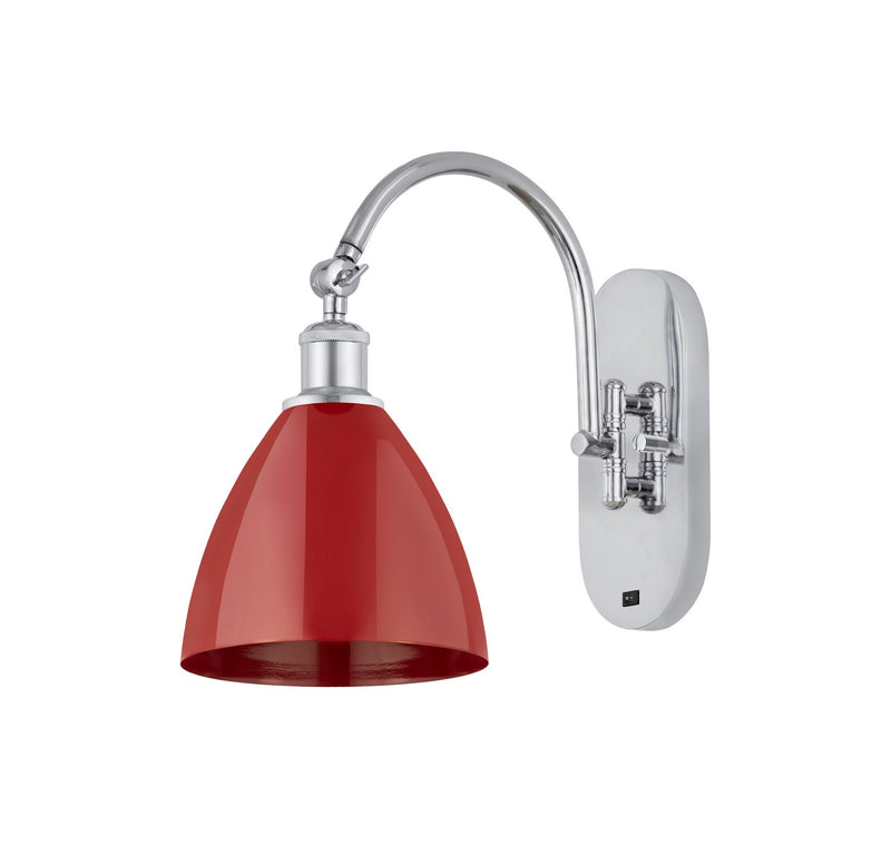Innovations 518-1W-PC-MBD-75-RD One Light Wall Sconce, Polished Chrome