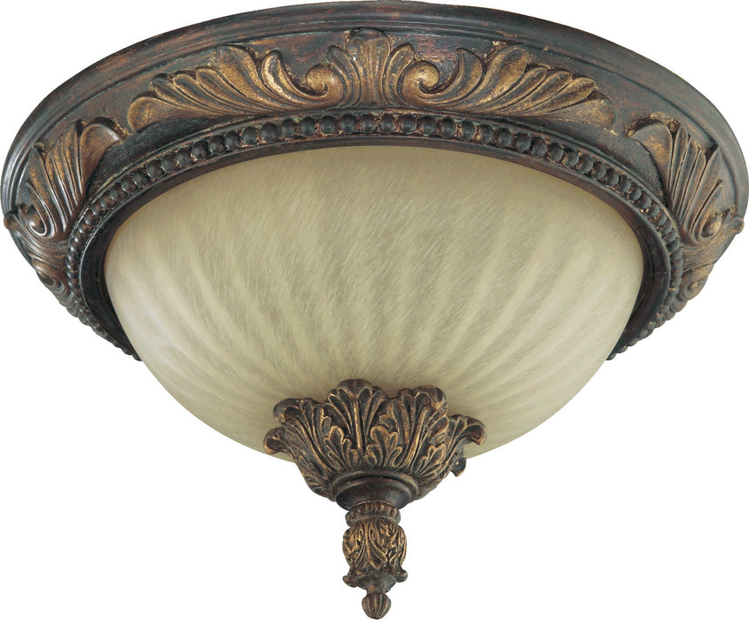 Quorum 3230-13-88 Two Light Ceiling Mount, Corsican Gold