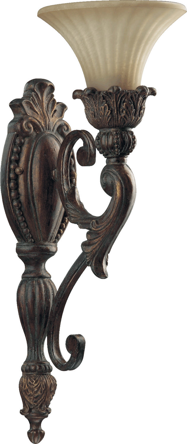 Quorum 5530-1-88 One Light Wall Mount, Corsican Gold