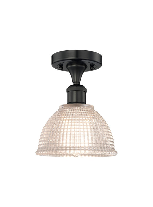 Innovations 616-1F-BK-G422 One Light Semi-Flush Mount, Matte Black