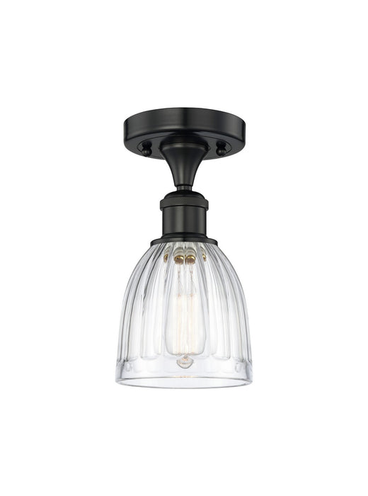 Innovations 616-1F-BK-G442 One Light Semi-Flush Mount, Matte Black