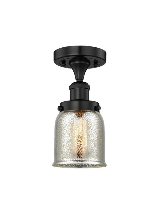 Innovations 616-1F-BK-G58 One Light Semi-Flush Mount, Matte Black