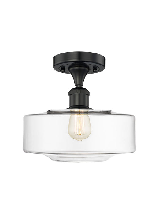 Innovations 616-1F-BK-G692-12 LED Semi-Flush Mount, Matte Black