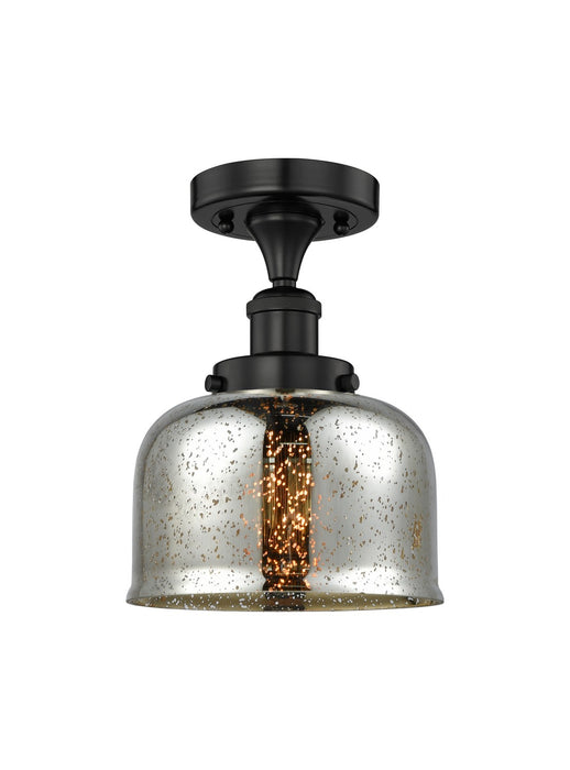 Innovations 616-1F-BK-G78 One Light Semi-Flush Mount, Matte Black
