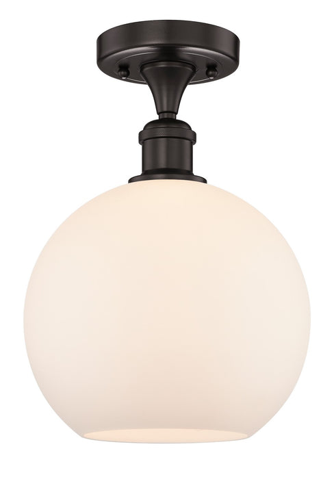 Innovations 616-1F-OB-G121-10 One Light Semi-Flush Mount, Oil Rubbed Bronze