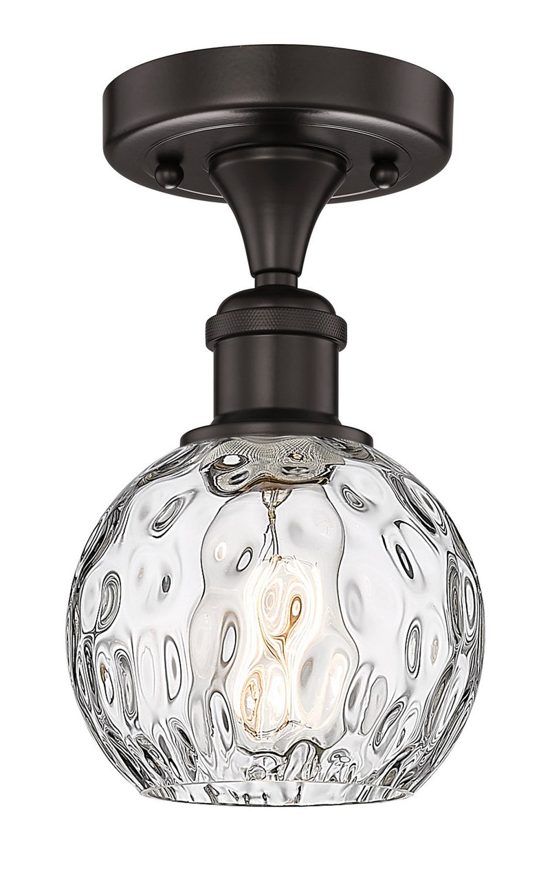 Innovations 616-1F-OB-G1215-6 One Light Semi-Flush Mount, Oil Rubbed Bronze