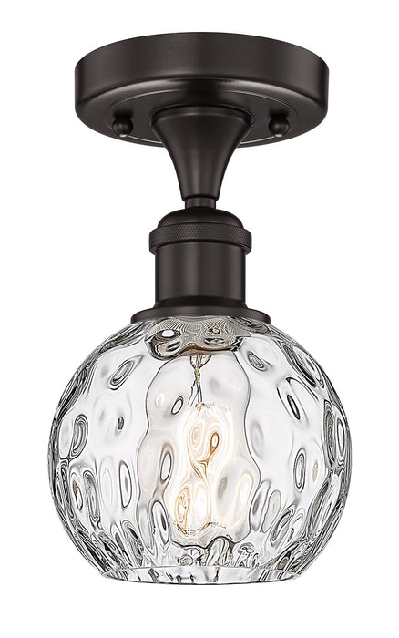 Innovations 616-1F-OB-G1215-6 One Light Semi-Flush Mount, Oil Rubbed Bronze