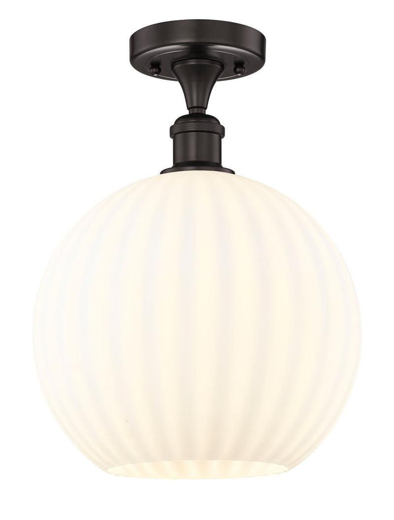 Innovations 616-1F-OB-G1217-12WV LED Semi-Flush Mount, Oil Rubbed Bronze