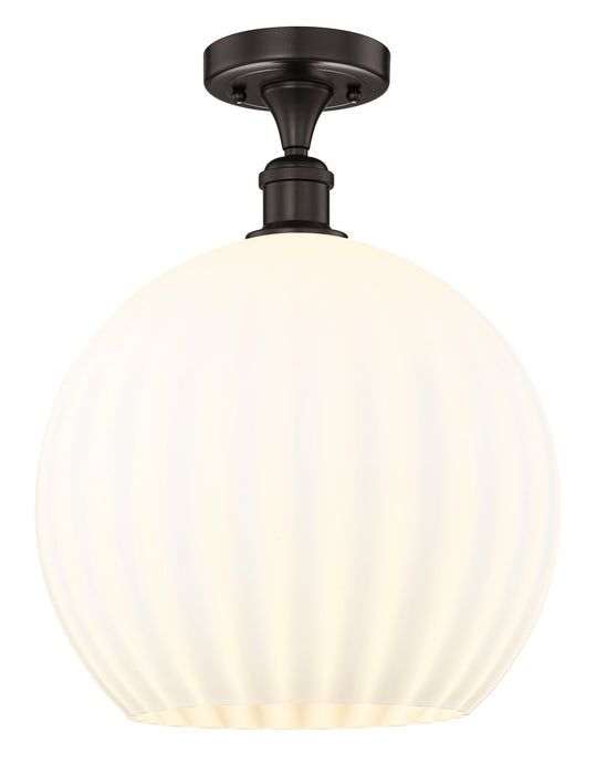 Innovations 616-1F-OB-G1217-14WV LED Semi-Flush Mount, Oil Rubbed Bronze