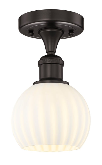 Innovations 616-1F-OB-G1217-6WV LED Semi-Flush Mount, Oil Rubbed Bronze