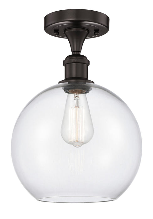 Innovations 616-1F-OB-G122-10 One Light Semi-Flush Mount, Oil Rubbed Bronze