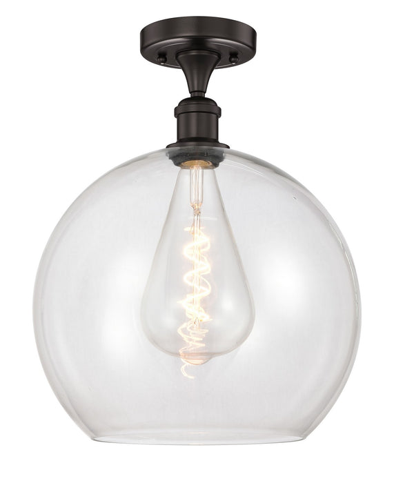 Innovations 616-1F-OB-G122-14 One Light Semi-Flush Mount, Oil Rubbed Bronze