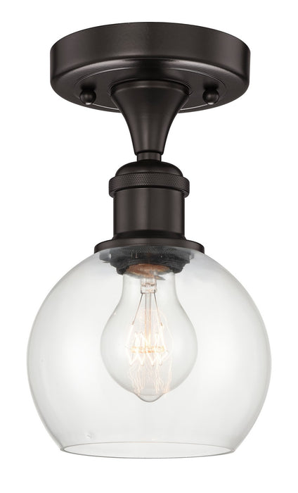 Innovations 616-1F-OB-G122-6 One Light Semi-Flush Mount, Oil Rubbed Bronze