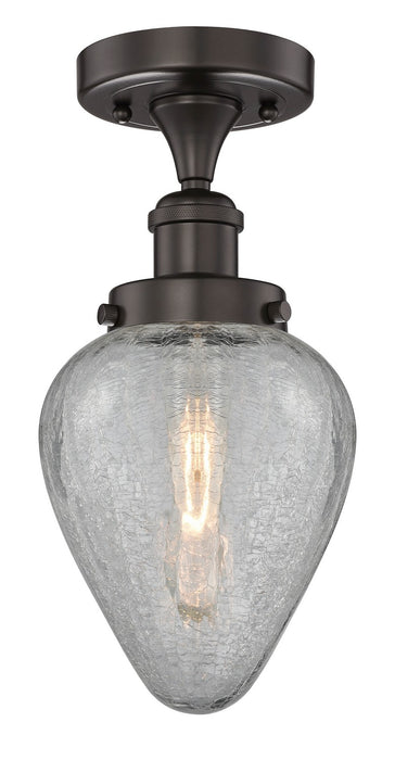 Innovations 616-1F-OB-G165 One Light Semi-Flush Mount, Oil Rubbed Bronze