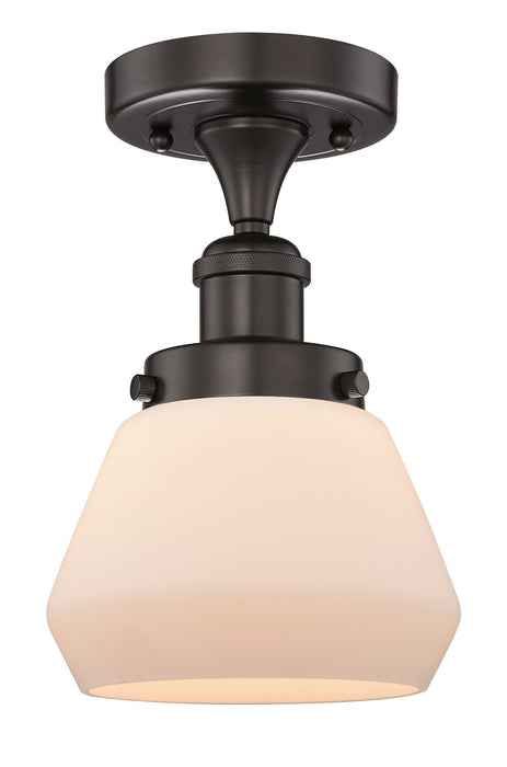 Innovations 616-1F-OB-G171 One Light Semi-Flush Mount, Oil Rubbed Bronze