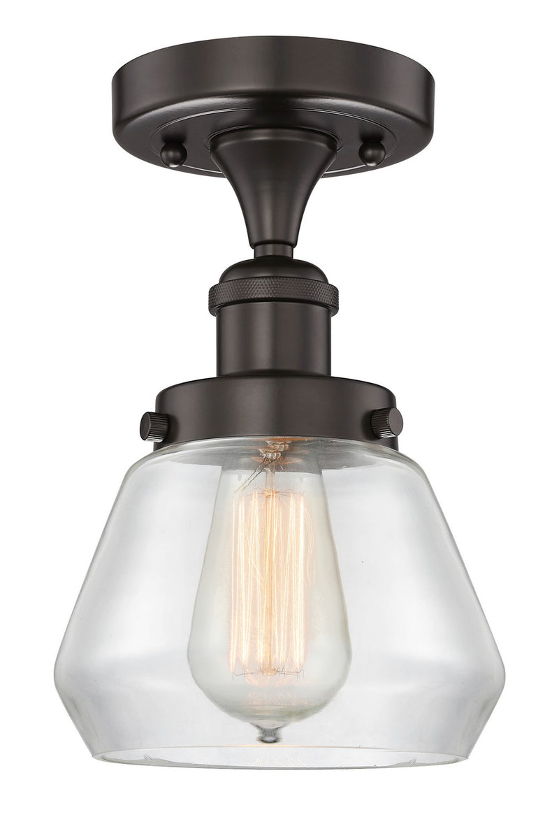 Innovations 616-1F-OB-G172 One Light Semi-Flush Mount, Oil Rubbed Bronze