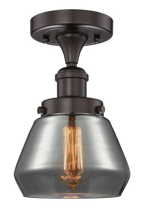 Innovations 616-1F-OB-G173 One Light Semi-Flush Mount, Oil Rubbed Bronze