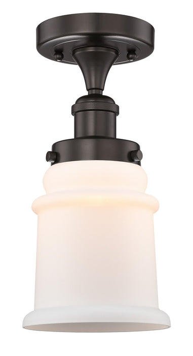 Innovations 616-1F-OB-G181 One Light Semi-Flush Mount, Oil Rubbed Bronze