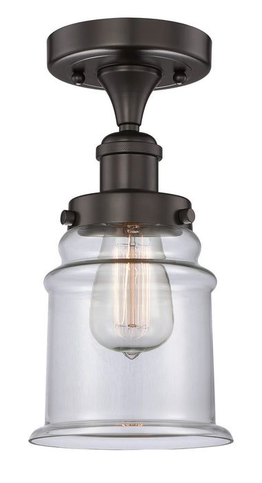 Innovations 616-1F-OB-G182 One Light Semi-Flush Mount, Oil Rubbed Bronze