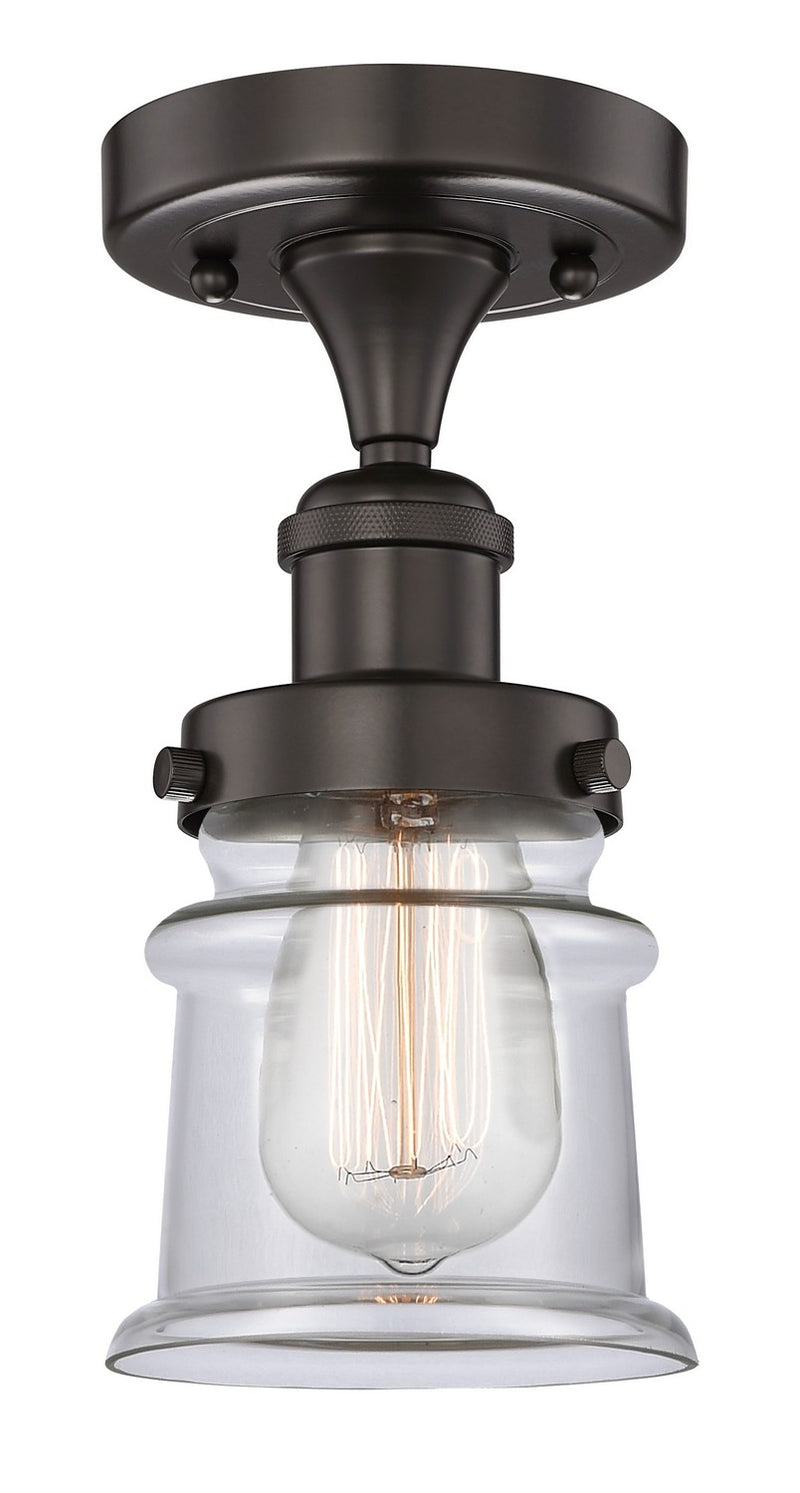 Innovations 616-1F-OB-G182S One Light Semi-Flush Mount, Oil Rubbed Bronze