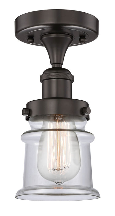 Innovations 616-1F-OB-G182S One Light Semi-Flush Mount, Oil Rubbed Bronze
