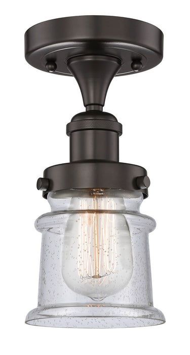 Innovations 616-1F-OB-G184S One Light Semi-Flush Mount, Oil Rubbed Bronze