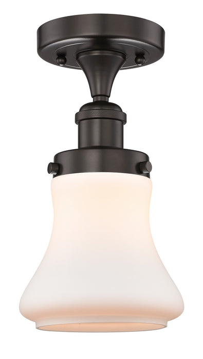 Innovations 616-1F-OB-G191 One Light Semi-Flush Mount, Oil Rubbed Bronze