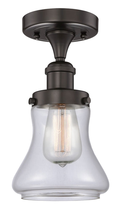 Innovations 616-1F-OB-G192 One Light Semi-Flush Mount, Oil Rubbed Bronze