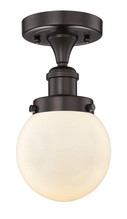 Innovations 616-1F-OB-G201-6 One Light Semi-Flush Mount, Oil Rubbed Bronze