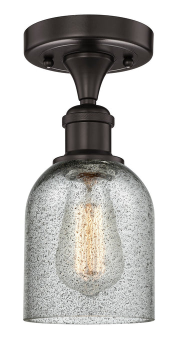 Innovations 616-1F-OB-G257 One Light Semi-Flush Mount, Oil Rubbed Bronze