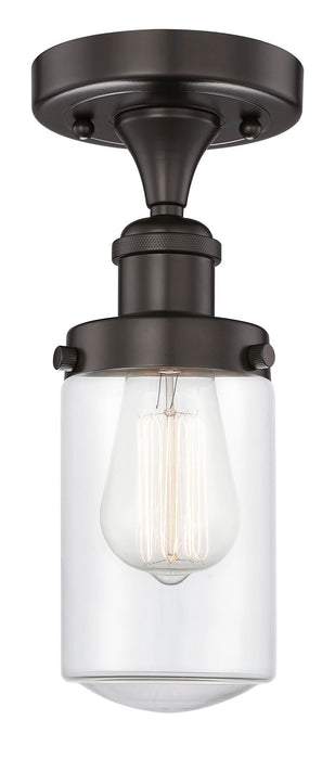 Innovations 616-1F-OB-G312 One Light Semi-Flush Mount, Oil Rubbed Bronze